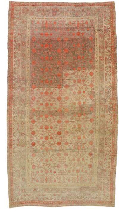 8 x 15 Antique Turkestan Khotan Rug 74841