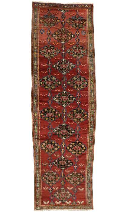 5 x 15 Antique Persian Karabagh Rug 76832