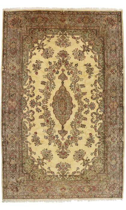 12 x 18 Antique Persian Kerman Rug 77168