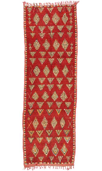 4 x 12 Vintage Red Moroccan Azilal Rug 20168