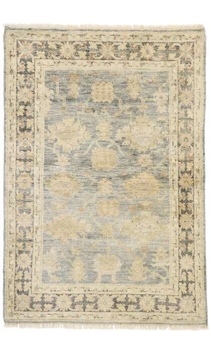 4 x 6 Modern Oushak Rug 30366