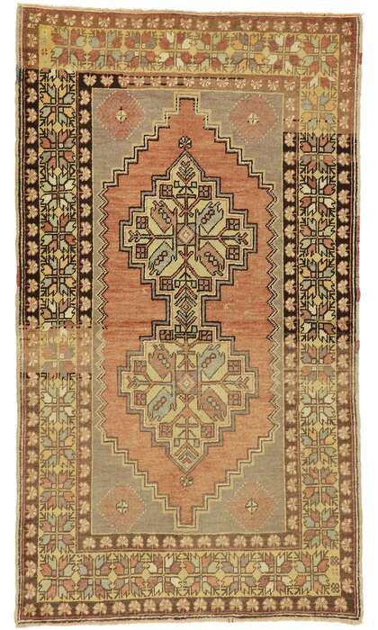 4 x 6 Vintage Oushak Rug 50172