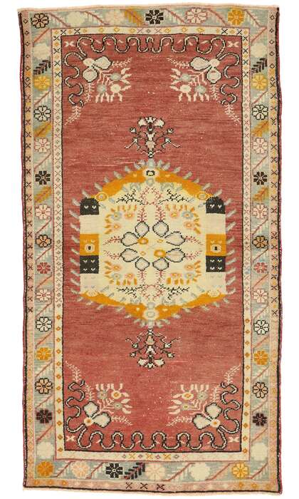 3 x 6 Vintage Oushak Rug 50338