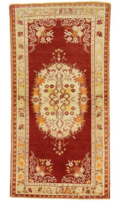 3 x 6 Vintage Oushak Rug 50996