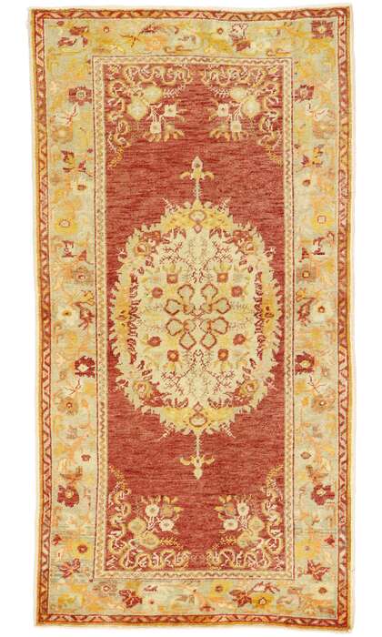 3 x 6 Vintage Oushak Rug 50998