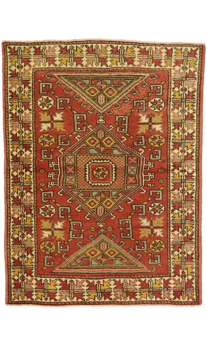 5 x 6 Vintage Oushak Rug 51080