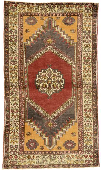 4 x 7 Vintage Oushak Rug 51391