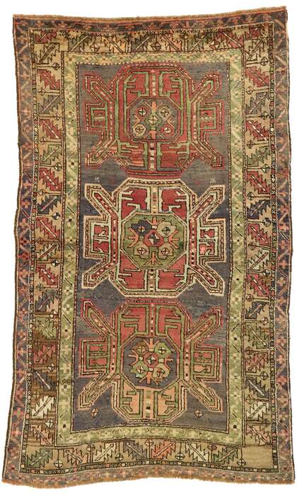 4 x 6 Vintage Oushak Rug 51392