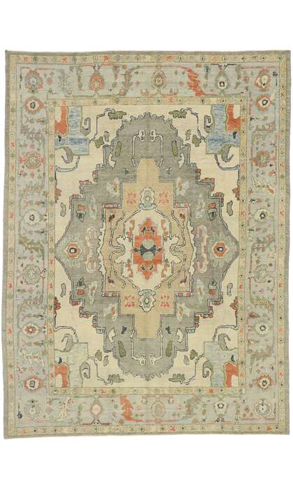 9 x 13 Turkish Oushak Rug 52873