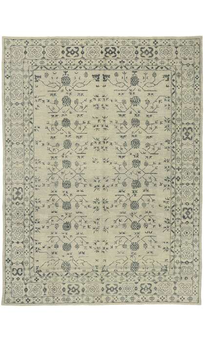 9 x 13 Contemporary Turkish Oushak Rug 52914