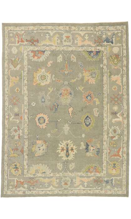 9 x 12 Turkish Oushak Rug 52918