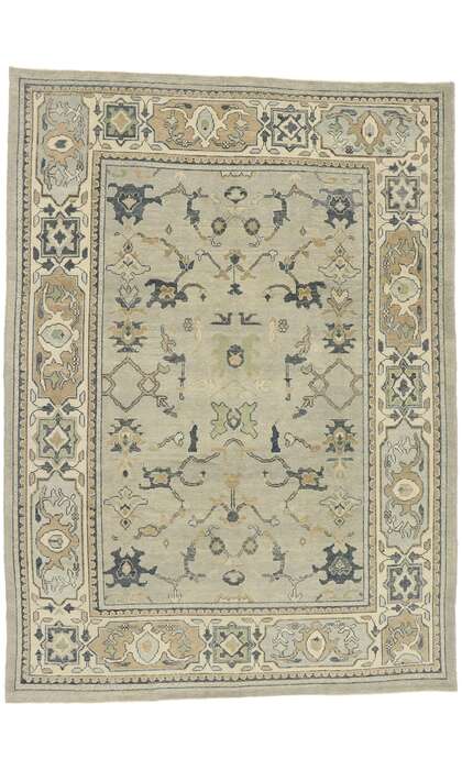 9 x 13 Turkish Oushak Rug 52939