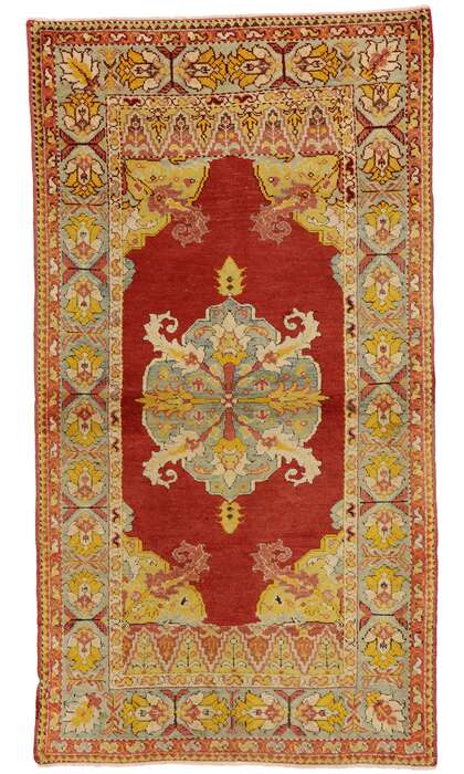 3 x 6 Vintage Oushak Rug 73867