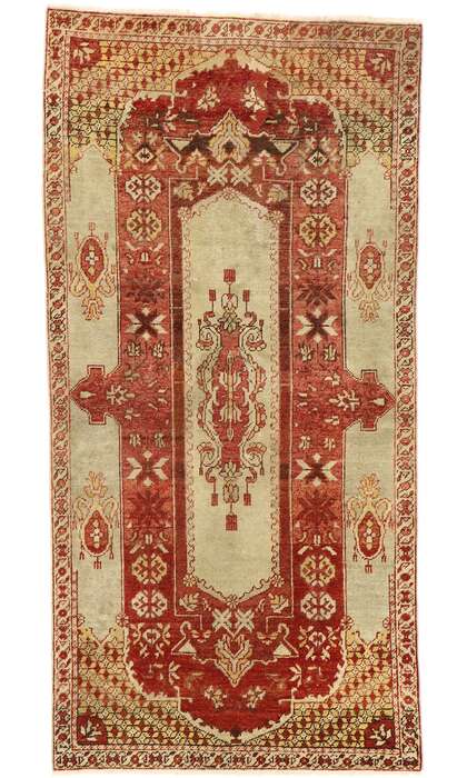 3 x 6 Antique Oushak Rug 74047