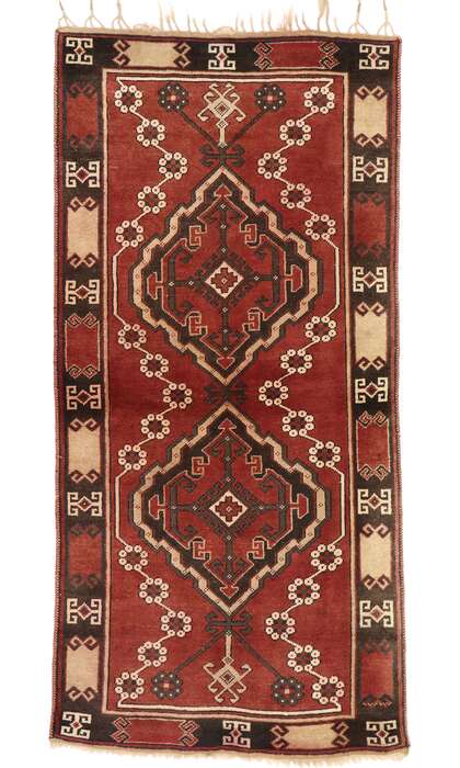 3 x 7 Vintage Oushak Rug 74500