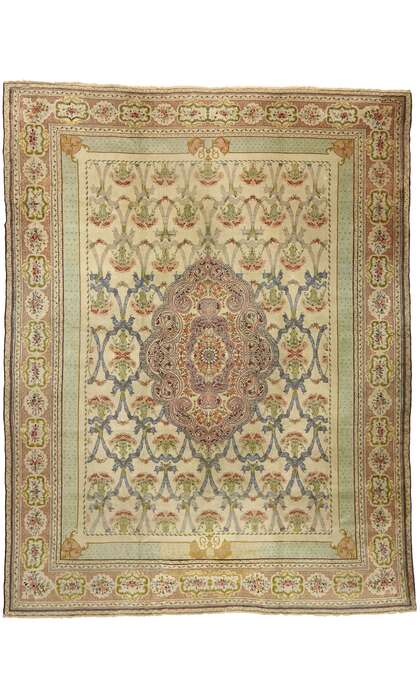 15 x 19 Antique Turkish Hereke Rug 77433