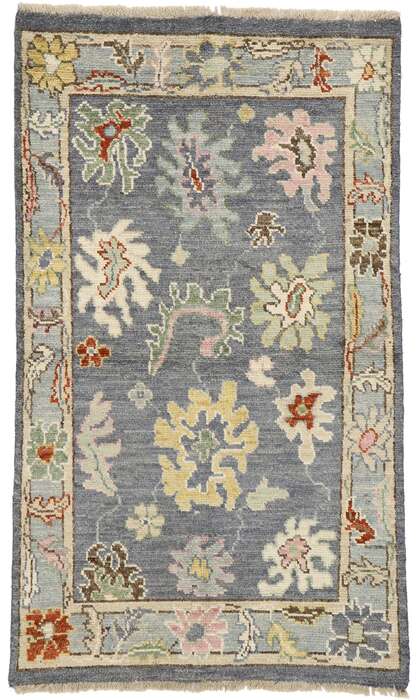 4 x 6 Colorful Oushak Rug 80390