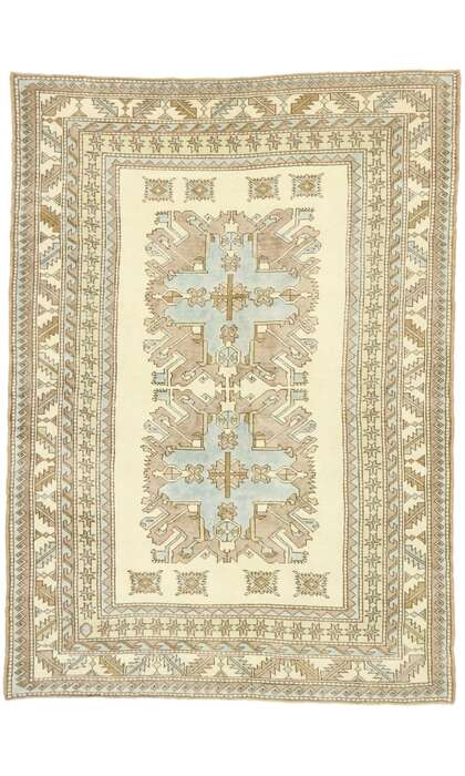 6 x 8 Turkish Oushak Rug 52962