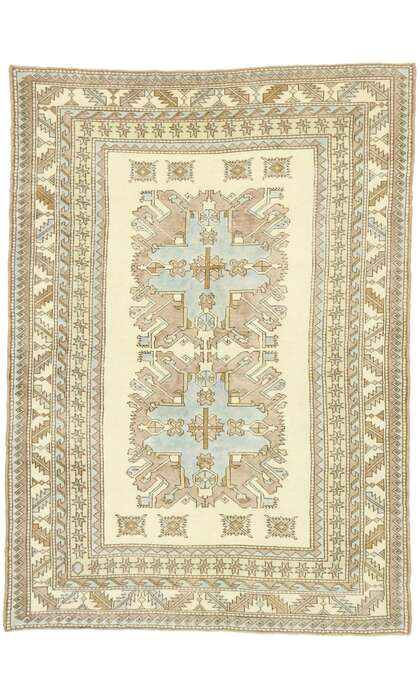 6 x 8 Modern Turkish Kazak Rug 52962