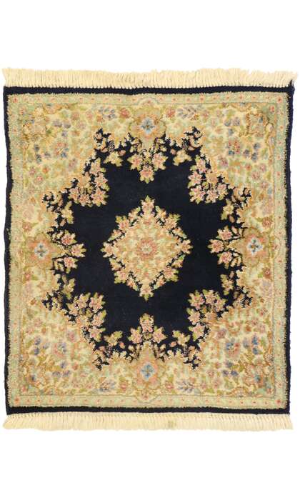 3 x 4 Antique Persian Kerman Rug 77462