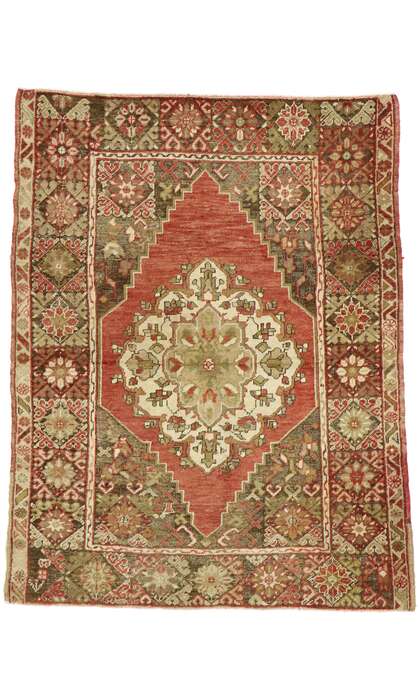 4 x 5 Vintage Oushak Rug 51562