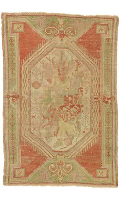 4 x 5 Antique Oushak Rug 70925