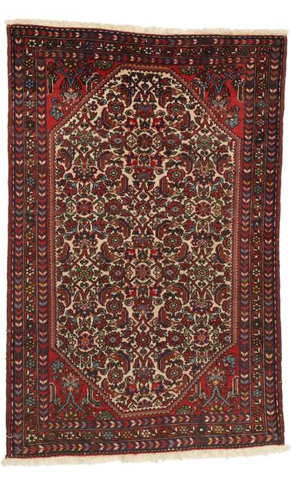 3 x 4 Vintage Hamadan Rug 74266