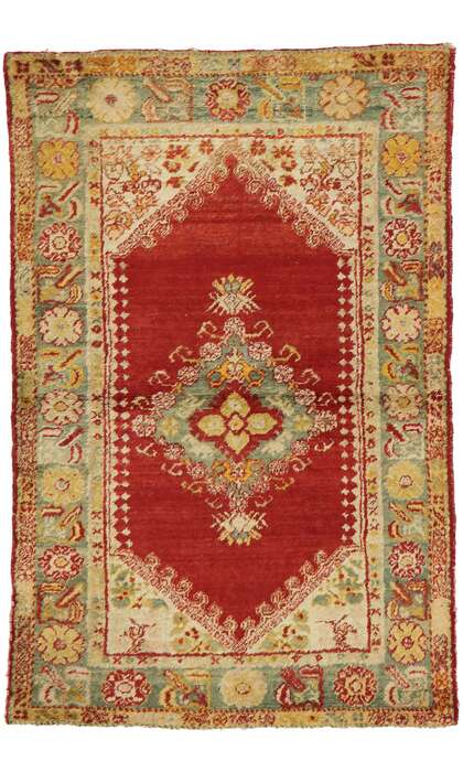 4 x 6 Antique Oushak Rug 749544 x 6 Antique Oushak Rug 74954