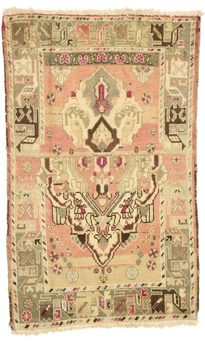 3 x 4 Vintage Bakhtiari Rug 75751