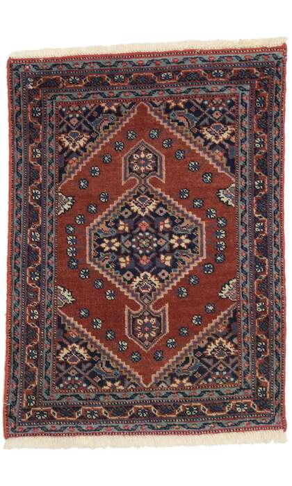 2 x 2 Vintage Kashan Rug 75807