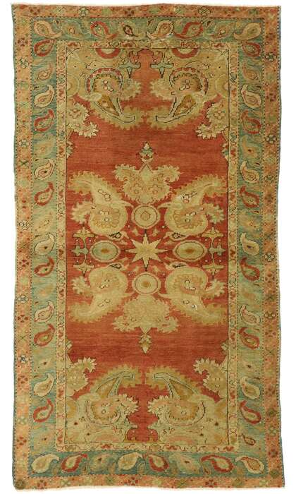 3 x 5 Vintage Oushak Rug 51395