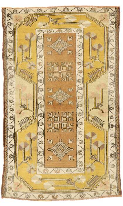 3 x 5 Vintage Oushak Rug 51405