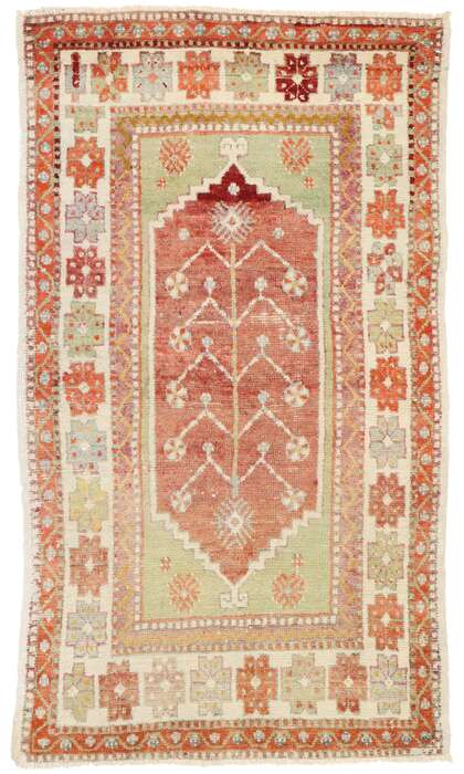 3 x 5 Vintage Oushak Rug 517753 x 5 Vintage Oushak Rug 51775