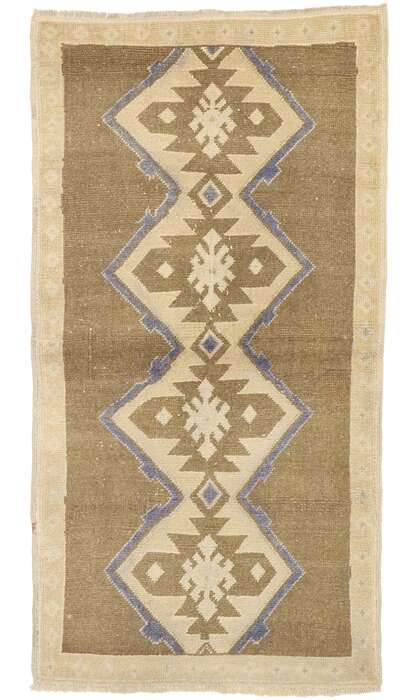 3 x 5 Vintage Oushak Rug 52088