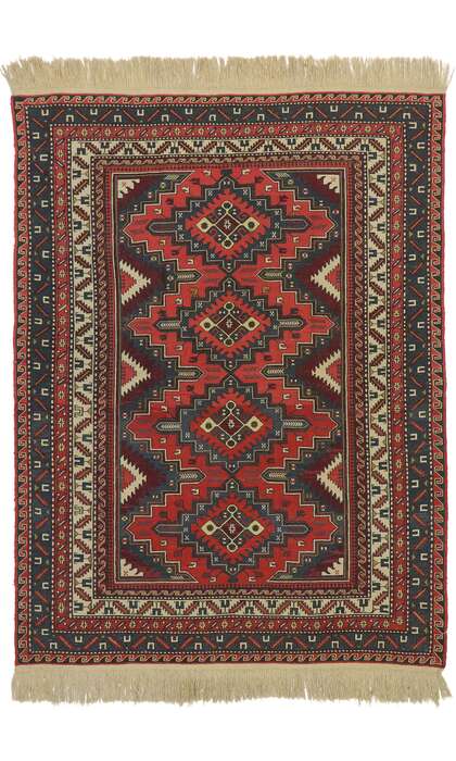 6 x 8 Antique Soumak Rug 74375