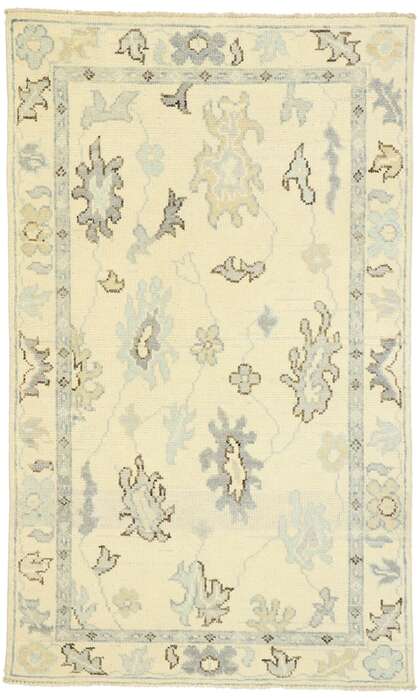 3 x 5 Modern Oushak Rug 80592