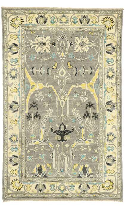 4 x 7 Contemporary Oushak Rug 80593