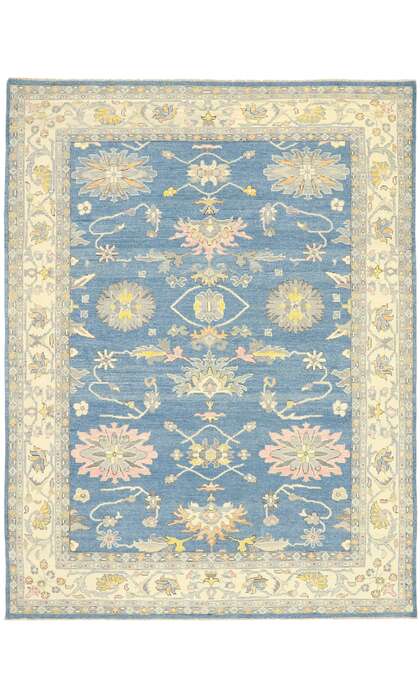 9 x 12 Colorful Oushak Rug 80599