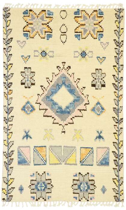 4 x 6 Contemporary Moroccan Rug 80619