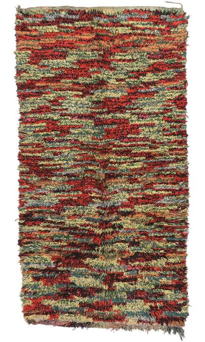 5 x 9 Vintage Moroccan Rag Rug 20573