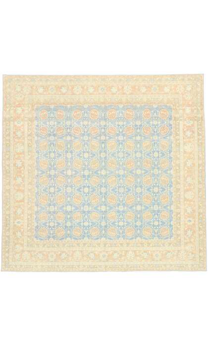 9 x 9 Vintage Turkish Oushak Rug 53034