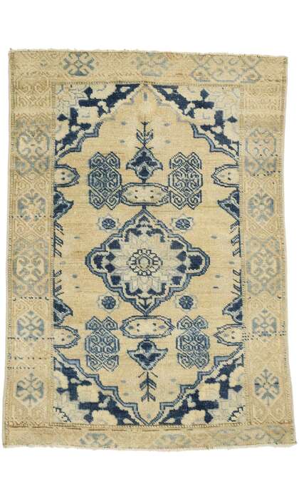 3 x 4 Vintage Oushak Rug 53041