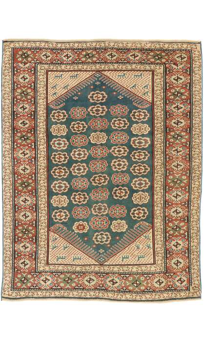 5 x 6 Antique Turkish Oushak Rug 53042