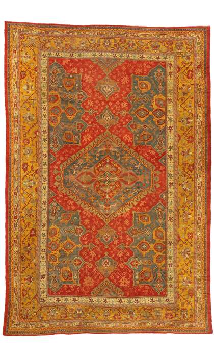 13 x 19 Antique Turkish Smyrna Rug 74864