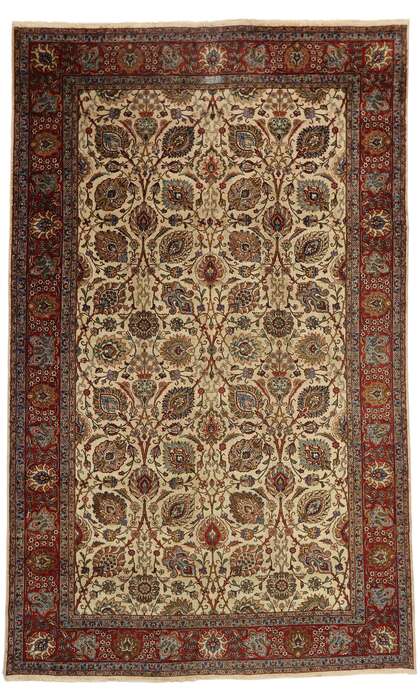 10 x 16 Vintage Persian Tabriz Rug 76409