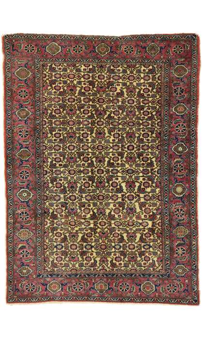 4 x 6 Vintage Turkish Sivas Rug 53068