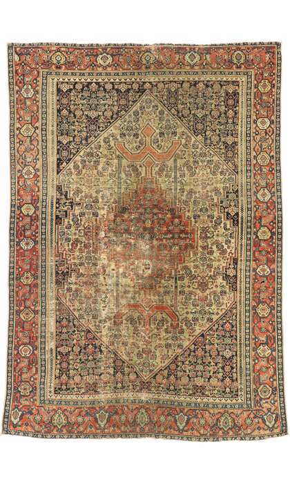 5 x 6 Antique Persian Malayer Rug 53141