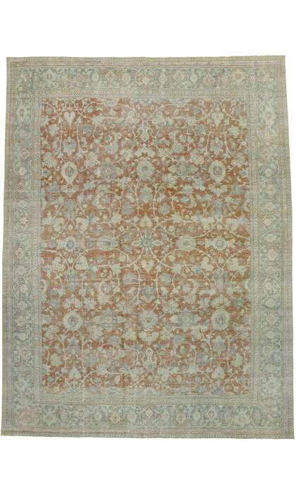 10 x 13 Antique Persian Mahal Rug 53217