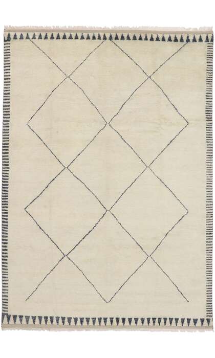 9 x 13 Modern Moroccan Rug 30532