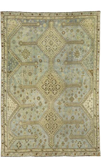 5 x 8 Antique Persian Shiraz Rug 53233